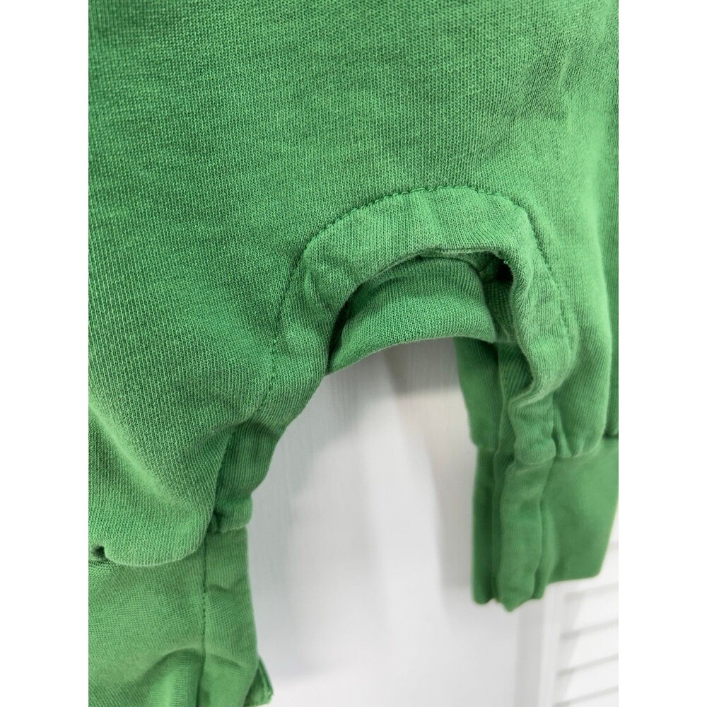 Hanna andersson size 75 12-18M green Romper - Picture 2 of 7